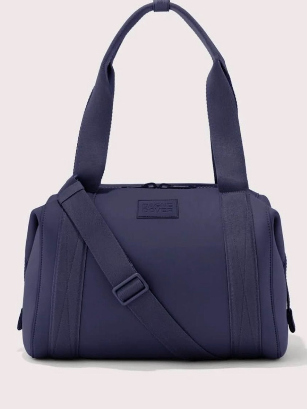 Dagne Dover Deep Navy Duffel Bag with Adjustable Strap